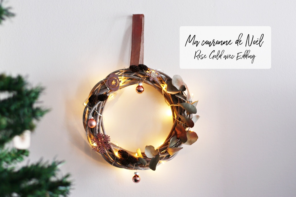 DIY EXPRESS : ma couronne de Noël avec Edding